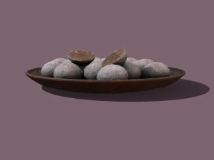 Donuts cookie balls 3D Model