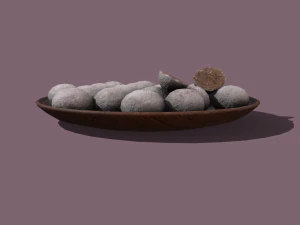 Donuts cookie balls 3D Model
