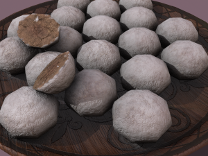Donuts cookie balls 3D मॉडल