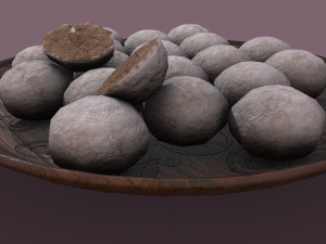 Donuts cookie balls 3D मॉडल
