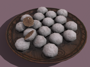 Donuts cookie balls 3D मॉडल