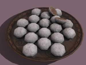 Donuts cookie balls 3D मॉडल