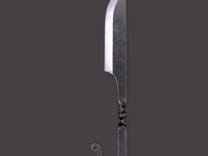 Medieval filleting knife 3D मॉडल