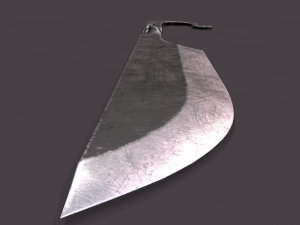 Medieval filleting knife 3D मॉडल