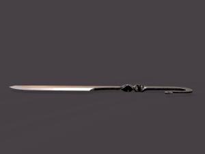 Medieval filleting knife 3D मॉडल