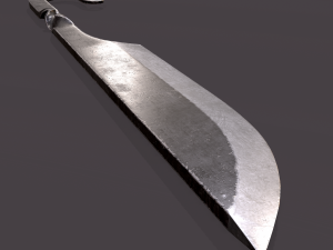 Medieval filleting knife 3D मॉडल