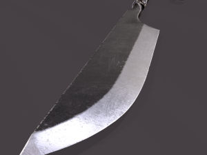 Medieval filleting knife 3D मॉडल