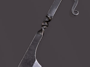 Medieval filleting knife 3D मॉडल