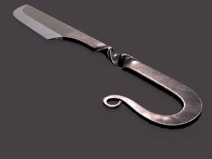 Medieval filleting knife 3D मॉडल