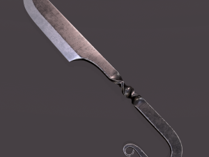 Medieval filleting knife 3D मॉडल