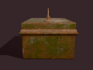 Metal storage box 3D Model
