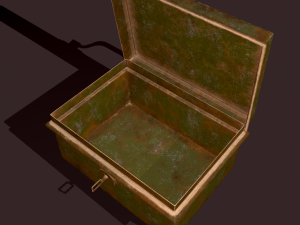 Metal storage box 3D Model