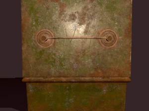 Metal storage box 3D Model