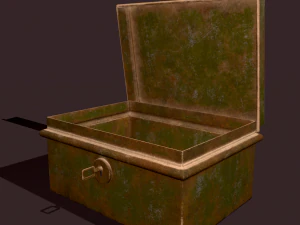 Metal storage box 3D Model