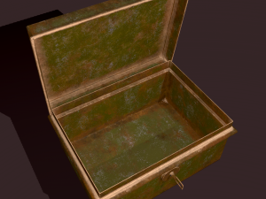 Metal storage box 3D Model