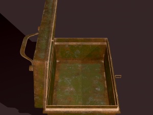 Metal storage box 3D Model