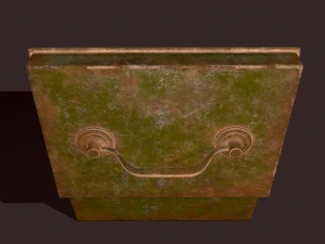 Metal storage box 3D Model
