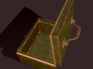 Metal storage box 3D Model