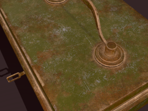 Metal storage box 3D Model