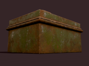 Metal storage box 3D Model