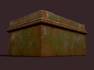 Metal storage box 3D Model