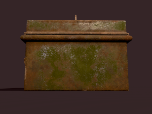 Metal storage box 3D Model