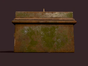 Metal storage box 3D Model