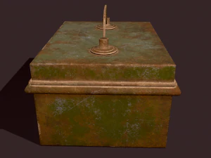 Metal storage box 3D Model