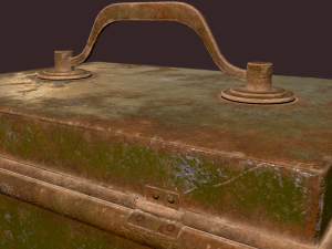 Metal storage box 3D Model