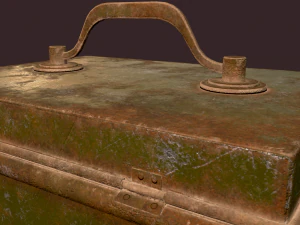 Metal storage box 3D Model