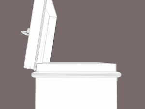 Metal storage box 3D Model