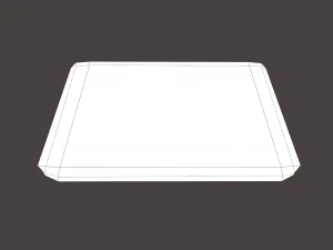gold ingot large 3D Model