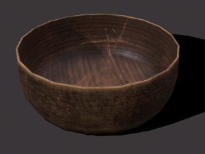 wooden bowls 3D Model
