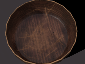 wooden bowls 3D Model