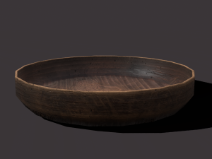 wooden bowls 3D Model