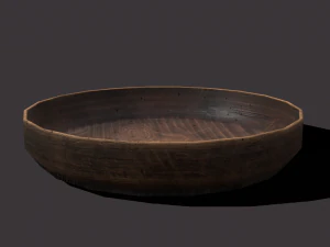 wooden bowls 3D Model