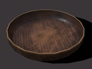 wooden bowls 3D Model
