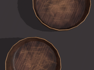 wooden bowls 3D Model