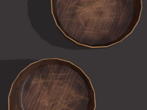 wooden bowls 3D Model