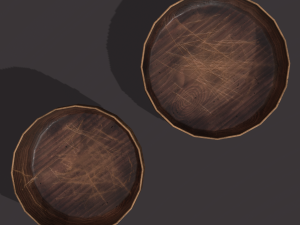 wooden bowls 3D Model