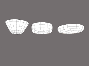 wooden bowls 3D Model