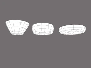 wooden bowls 3D Model