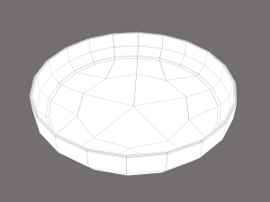wooden bowls 3D Model