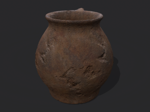 Medieval chamber pot 3D Модель