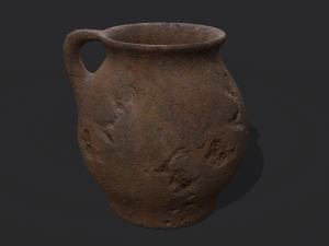 Medieval chamber pot 3D Модель