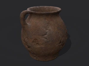 Medieval chamber pot 3D Модель