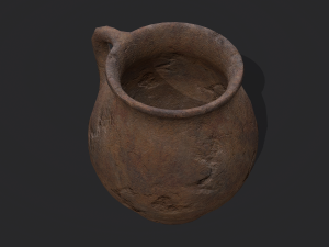 Medieval chamber pot 3D Модель