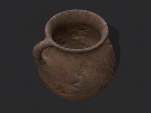 Medieval chamber pot 3D Model