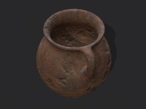 Medieval chamber pot 3D Модель