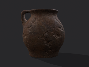 Medieval chamber pot 3D Модель